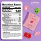 FUNDAY Strawberry & Cream Gummies - 12 x 50g Bags - No Sugar Added - Gluten-Free Gummy Candy with Natural Flavors & Prebiotic Fi