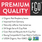 FGO Organic Raspberry Tea K-Cup Pods, Naturally Caffeine-Free, 24 Count, Keurig Compatible