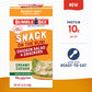 Bumble Bee Snack On The Run Creamy Caesar Chicken Salad with Crackers Kit - Ready to Eat Protein Snack Pack - 10g Protein per Bo