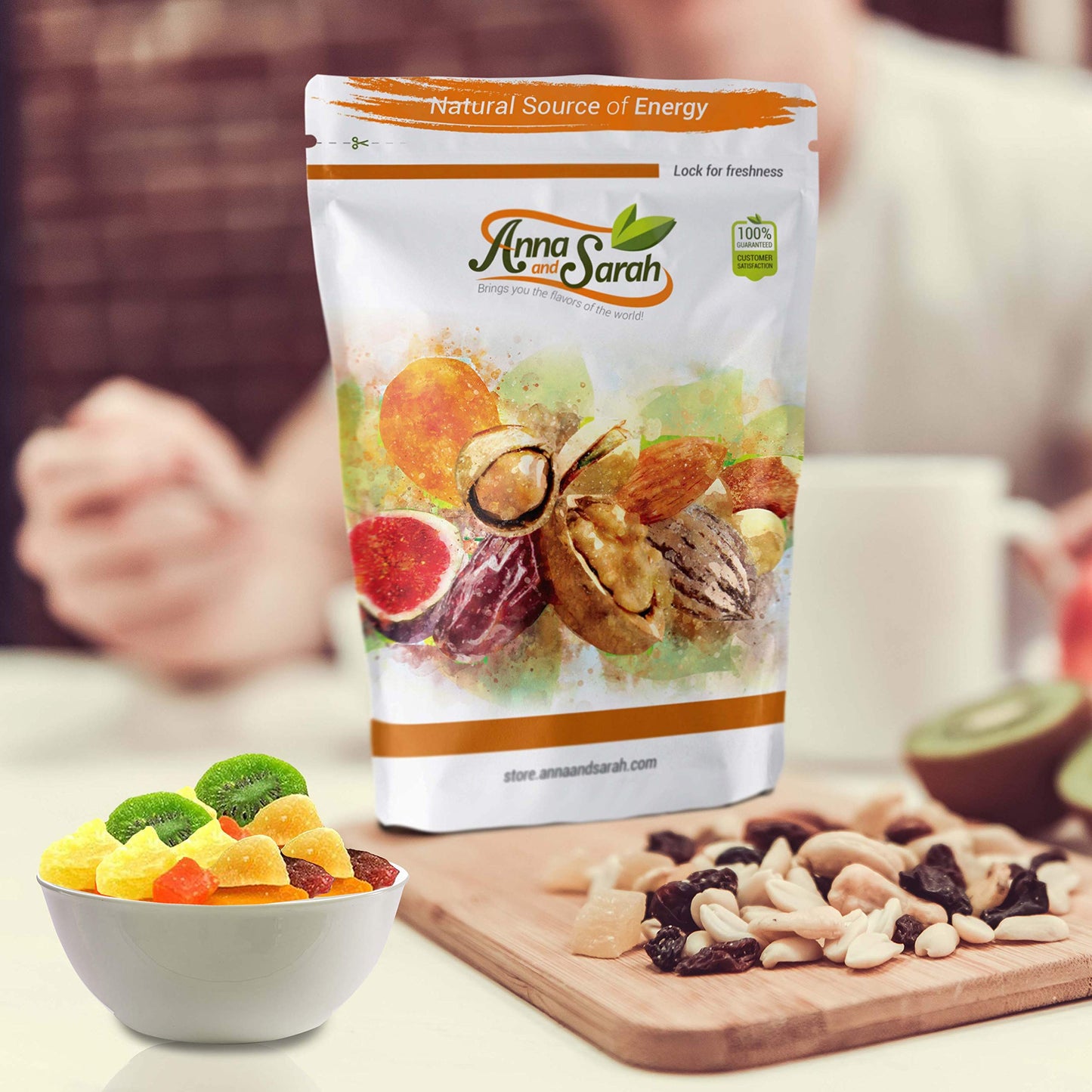 Anna And Sarah Tropical Dried Fruit Mix 3 Lbs