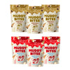 Muddy Bites Waffle Cone Snacks Bite Sized Chocolate Filled Waffle Cones for Snack or Dessert, Hot Cocoa & Candy Cane, Made with 