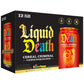 Liquid Death  Cereal Criminal  Fruitty Pebbles-Flavored Sparkling Water  12-Pack (12oz Cans)  Low Sugar  Huge Flavor & No Artificial Sweeteners