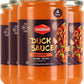 Haddar Sweet & Sour Duck Sauce, 28 oz (4 Pack) | Authentic Asian Style | No MSG | Perfect for Egg Rolls, Spring Rolls, Wontons, 