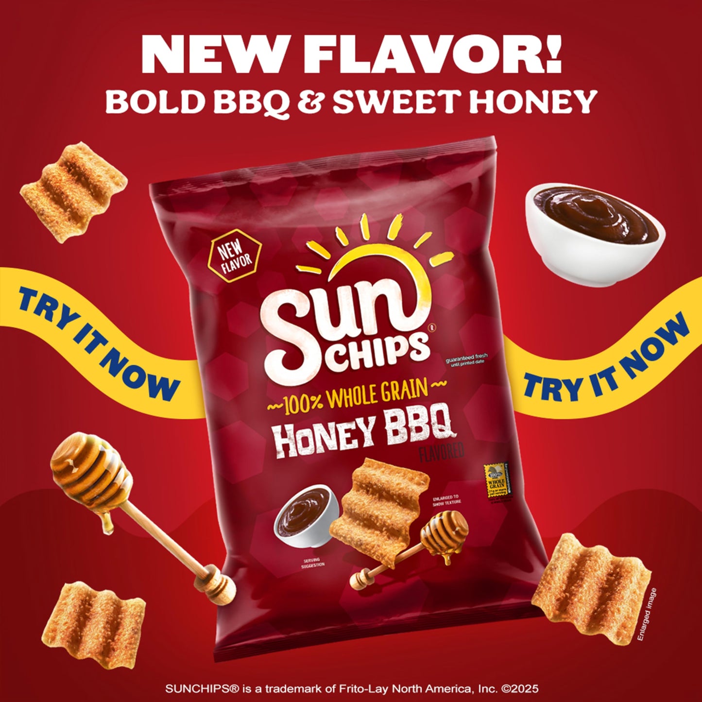 SunChips Honey BBQ Whole Grain Snacks  7 Oz