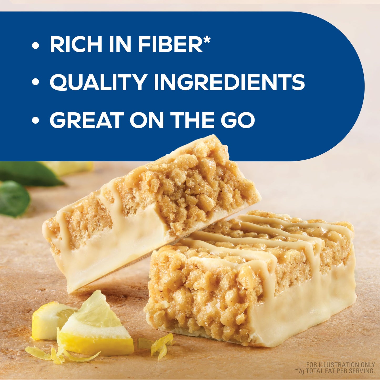 Atkins Snack Bar, Lemon, 13g Protein, 3g Net Carbs, Gluten Free, Keto Friendly, 16 Count