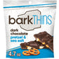 Barkthins Dark Chocolate, Pretzel And Sea Salt Snacking Chocolate Bag, 4.7 Oz