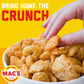 Macs Hot Fried Pork Skins - Hot Flavored Chicharrones Pork Rinds - Low Carb, Gluten-Free, Keto-Friendly Snack- 3oz (12-Pack)