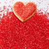 Valentines Day Edible Red Sprinkles,150g/5.3oz,Sanding Sugar Crystals for Cake Decorating,Valentine Coarse Sprinkle Mix for Bak