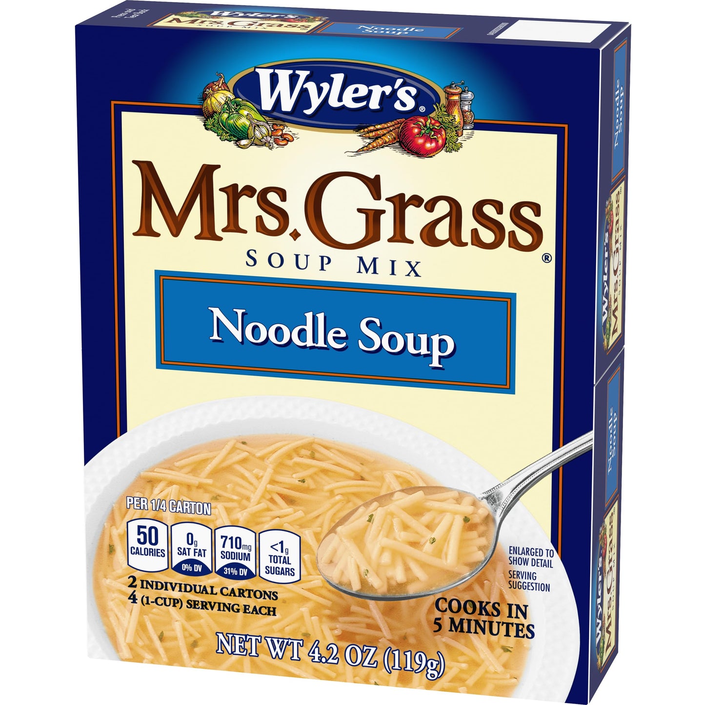 Mrs. Grass Soup Mix, Noodle, 4.2 Ounce (Pack Of 12)