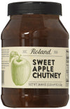 Roland Foods Sweet Apple Chutney, Specialty Imported Food, 38.8-Ounce Jug