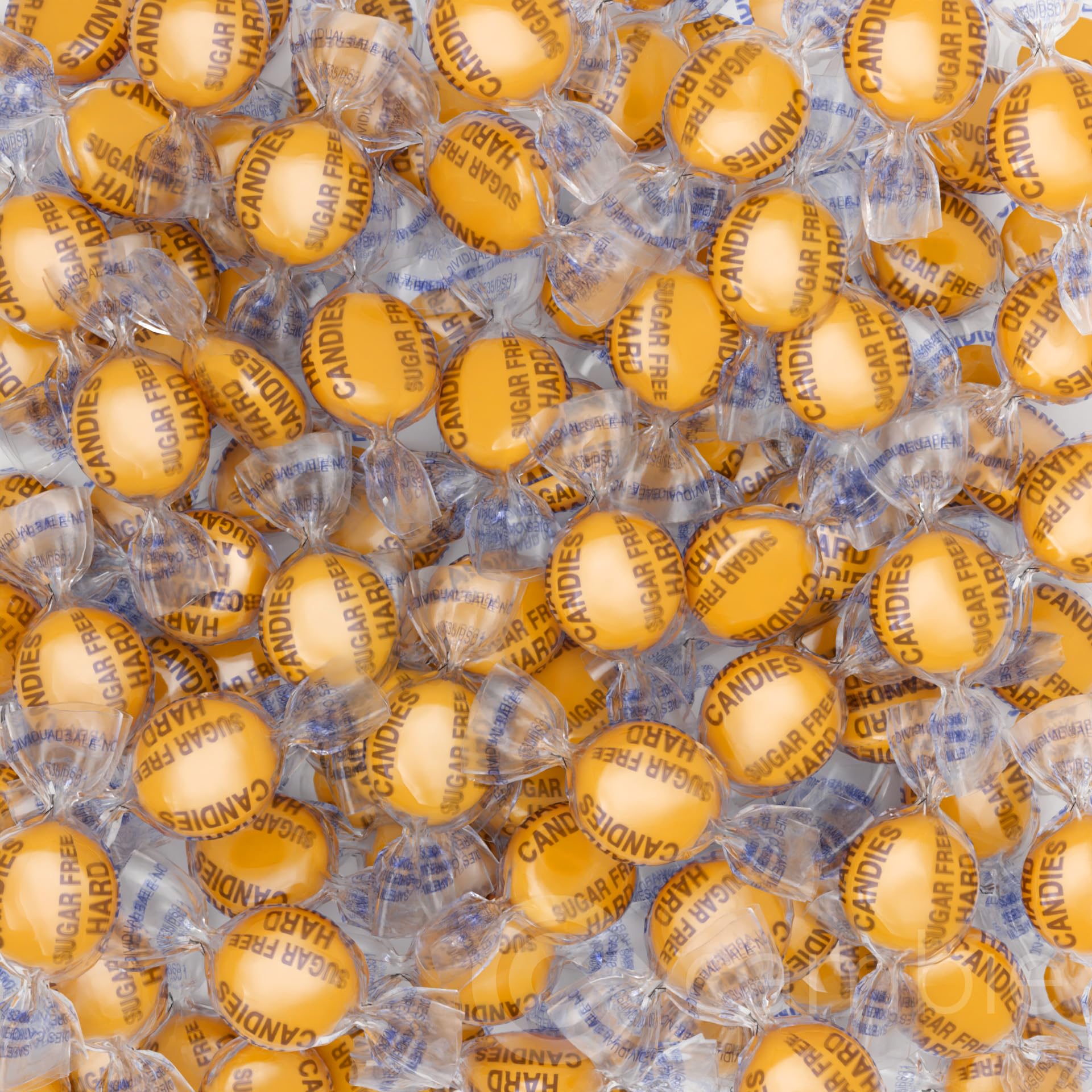 Sugar Free Butterscotch Hard Candy by Cambie,1 lb of Sugar Free Hard Candy, Individually Wrapped Butterscotch Candy, Deliciously