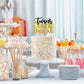 Talorine Twins Double The Love Cake Topper, Gold Black Glitter, Cardboard