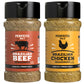 Brazilian Gourmet Seasoning Set for Meat & Poultry - 2 Units - Fresh Garlic, Gluten-Free Blend, Sugar Free, No Preservatives, Pr