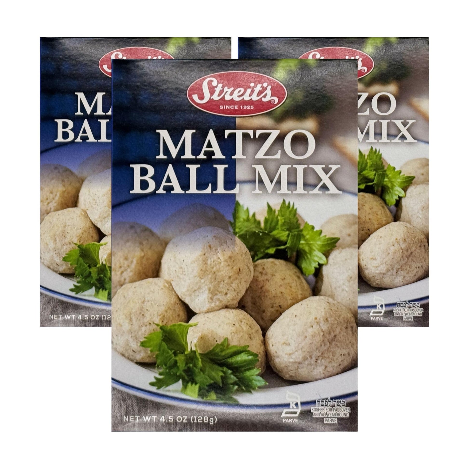 Streits Matzo Ball Mix - Kosher Certified, Suitable for Passover, No MSG Added, Just Add Eggs & Oil, Vegan-Friendly, Family Own