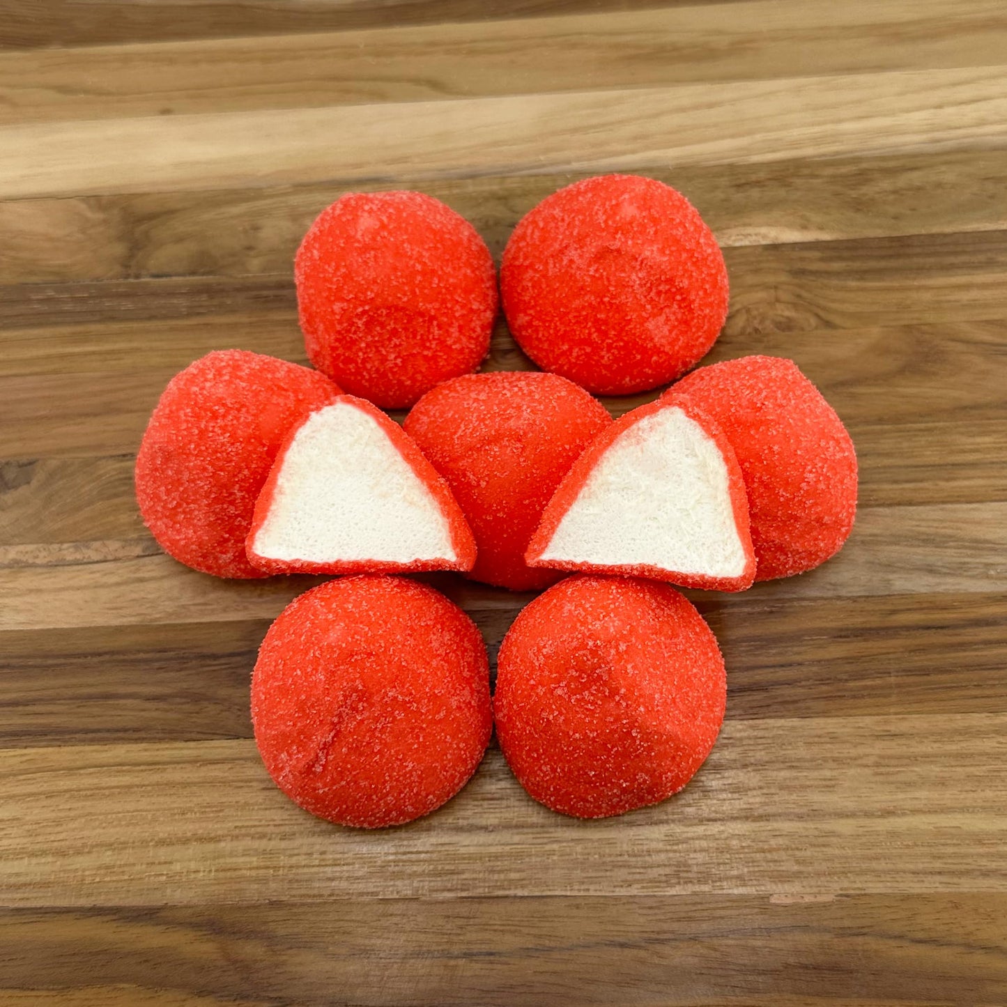 Firstchoicecandy Golf Ball Marshmallow (2 Pound (Pack Of 1), Red)