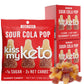 Kiss My Keto Gummies Candy – Low Carb Candy Sour Cola Pop, Keto Snack Pack – Healthy Candy Gummys – Vegan Candy, Keto Gummy Candy – Keto Candy Gummies (16-Pack)
