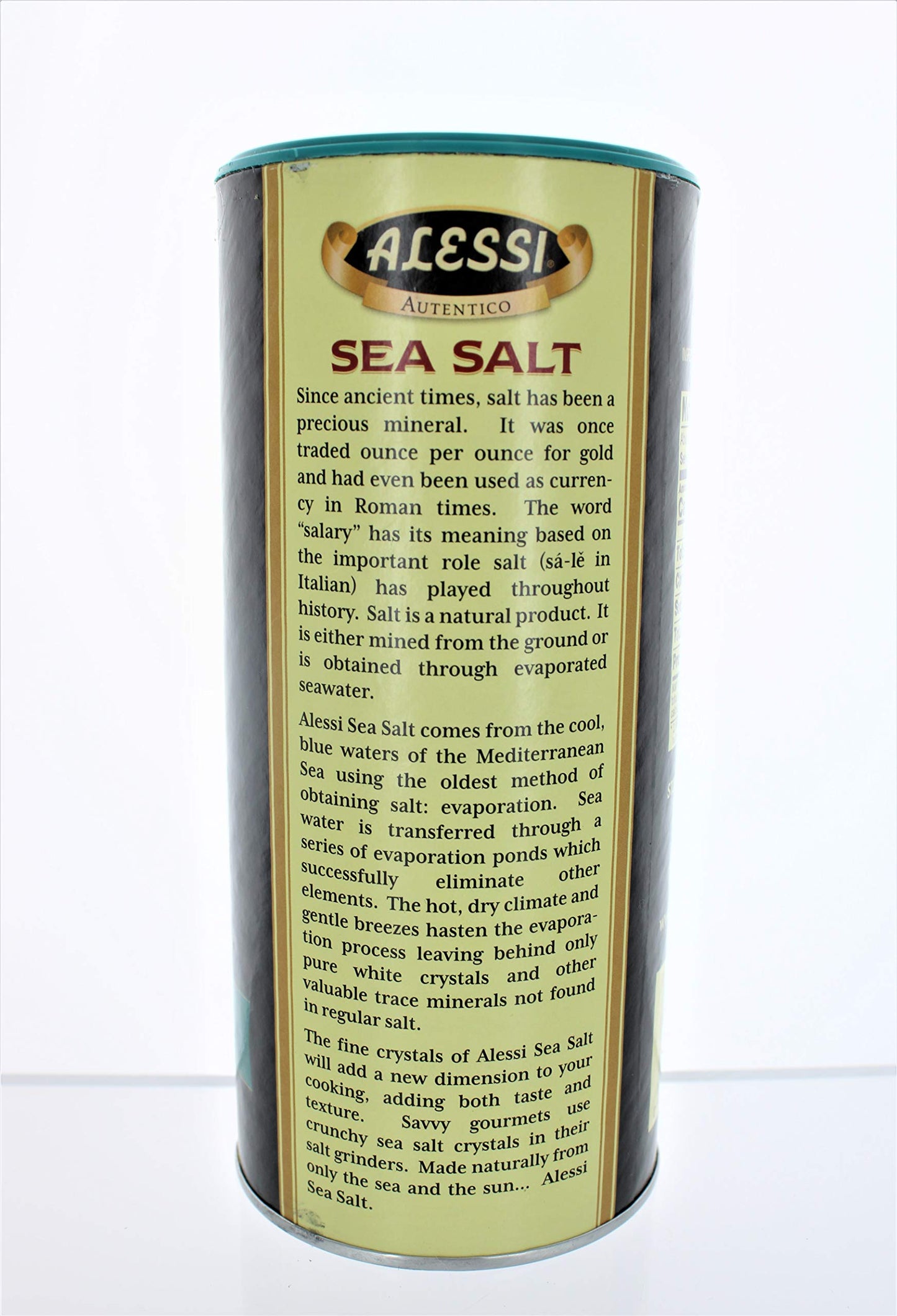 ALESSI - Fine Mediterranean Sea Salt, (2)-24 OZ Pkgs