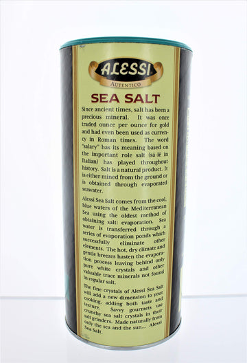 ALESSI - Fine Mediterranean Sea Salt, (2)-24 OZ Pkgs