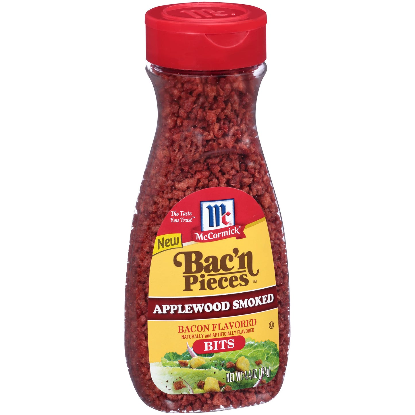McCormick Imitation Applewood Smoked Bacon Bits, 4.4 oz, Pack of 6