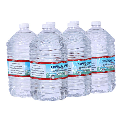 Crystal Geyser Alpine Spring Water, Drinking Water Bottled at the Source, 6 Gallons