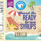 Hypothermias Shaved Ice & Snow Cone Syrup - BPA-Free Recyclable Plastic Bottle Quart (32 Fl. Oz) - Vanilla - Non-GMO 100% Pure C
