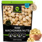 NUT CRAVINGS - Raw Macadamia Nuts, Unsalted, Shelled, (16oz - 1 LB) Bulk Nuts Packed Fresh in Resealable Bag - Kosher Healthy Sn