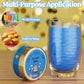 Nomeca Edible Glitter for Cakes & Drinks, 8g Luster Dust Sprinkles, 9-Ocean Blue