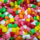 Chiclet Gum - 1 lb of Fresh Delicious Fruti Flavored Square Tab Crunchy Shell Chewing Gum