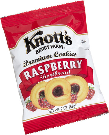 Knotts Berry Farm Raspberry Shortbread 2-Ounce Packages (Pack Of 8)