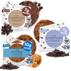 Love + Chew Soft Baked Protein Cookies, Gluten Free, Vegan, Paleo, 12 Count, 2 Ounce Chocolate Lovers Variety Pack