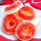 Enhanced Strawberry Rings -1.5 Lbs Delicious Strawberry Flavor Soft Sweet Gummy Rings In Resealable Bag, Perfect For Snacks, Parties And Gifts - Indulgent Strawberry Gummy Rings For Sweet Tooth Cravings For Kids And Mature-Themeds(24 Oz)