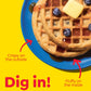 Eggo Frozen Waffles, Frozen Breakfast, Breakfast Food, Blueberry, 12.3oz Box (10 Waffles)