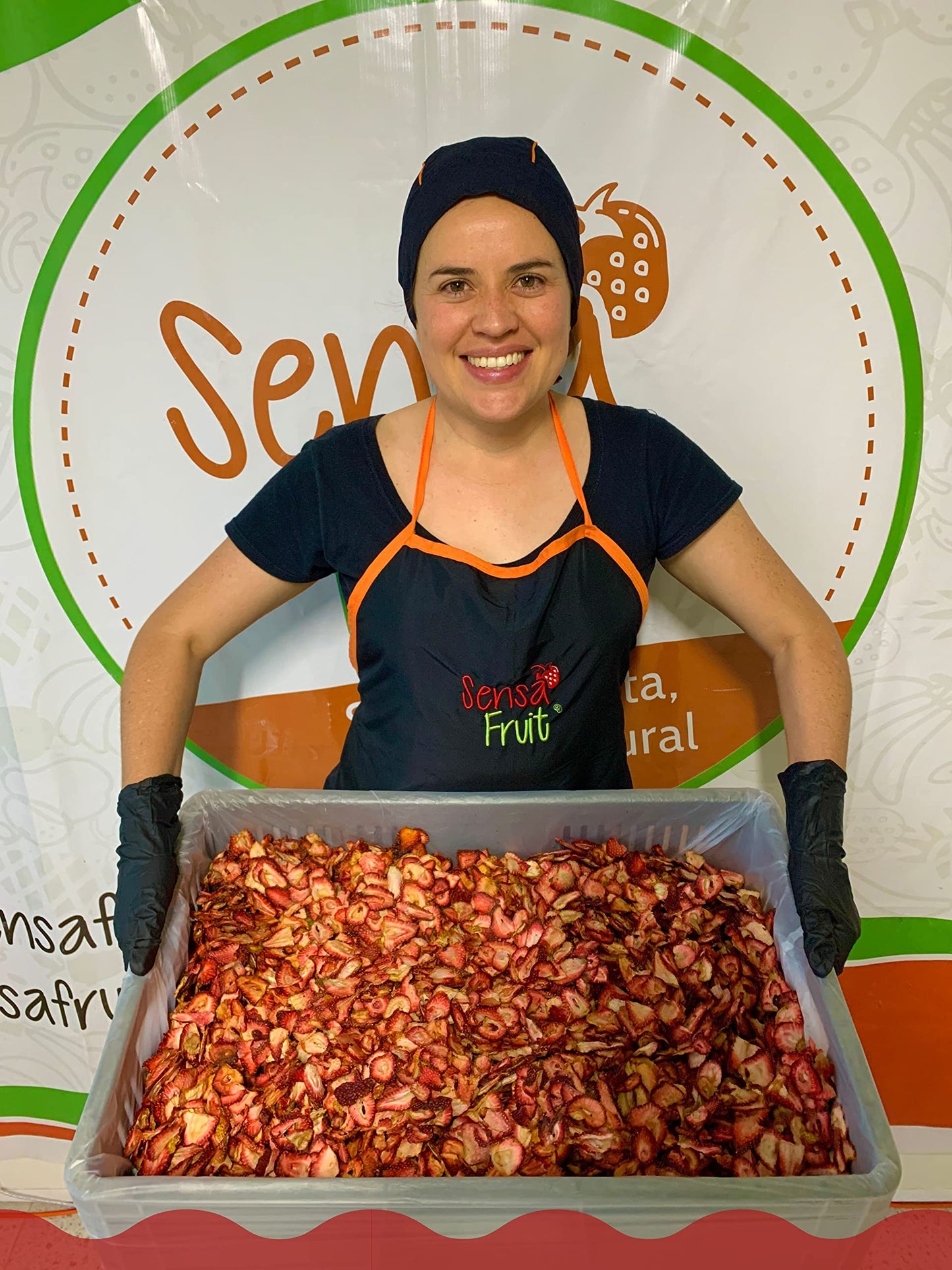 Sensafruit Dried Strawberry | 100% Natural Slices | No Sugar Added, Unsulfured | Gluten Free | Bulk Bag | Direct Producers | Who