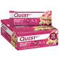 Quest Nutrition White Chocolate Raspberry Protein Bars, 20g Protein, 1g Sugar, 5g Net Carb, High Fiber, Gluten Free, Keto Friendly, 12 Count