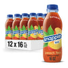 Snapple Peach Tea, 16 Fl Oz Recycled Plastic Bottle, Pack Of 12