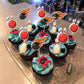 Gyufise 36Pcs Bowling Cupcake Toppers Sport Bowling Party Cupcake Picks Bowling Alley Themed Birthday Party Cake Decorations For