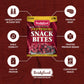 Bridgford Pepperoni Snack Bites 4 Oz Pack Of 4 - Ready-To-Eat Pepperoni Snacks For On-The-Go Snacking - Pork And Beef Pepperoni