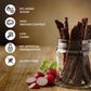 Organic Bone Broth - Grass Fed And Sugar Free Beef Jerky | Low Calorie Snack, Keto Snack, High Protein Snacks- Quick Meals, Beef