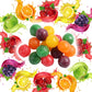 Hard Candy Fruit Balls - 4 Pounds - Individually Wrapped Bulk Candy - Fruity Hard Candies for Office, Desk, Calssroom - Colorful