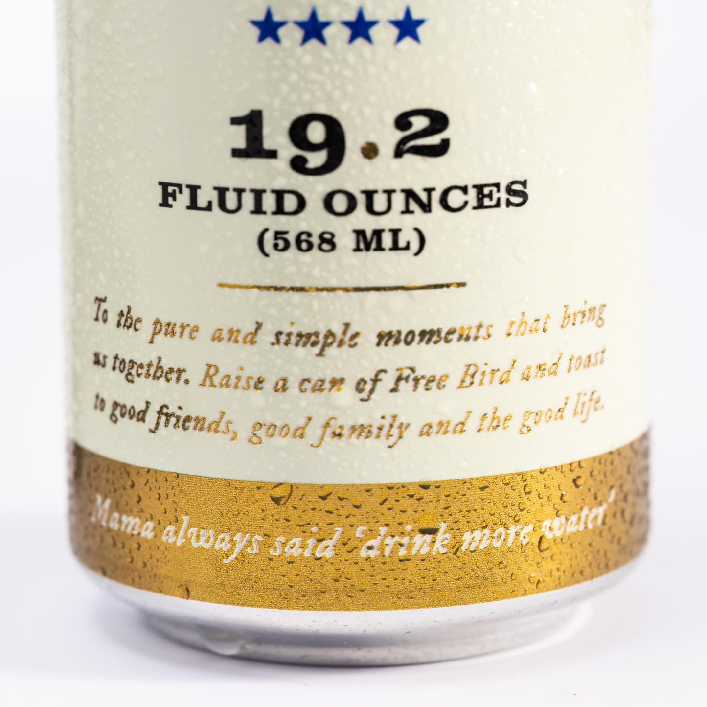 Free Bird, Sparkling Southern Spring Water, 12-Pack (19.2oz Tallboy Cans) - Unflavored Carbonated Zero Sugar, Crisp & Bubbly, Bl