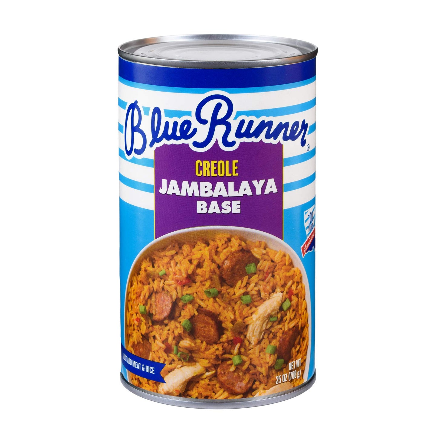 Blue Runner-Creole Jambalaya Base-25 Ounce Can (Pack 6)-A Rich, Flavorful and Authentic Creole Classic-An Instant Meal, Just Add