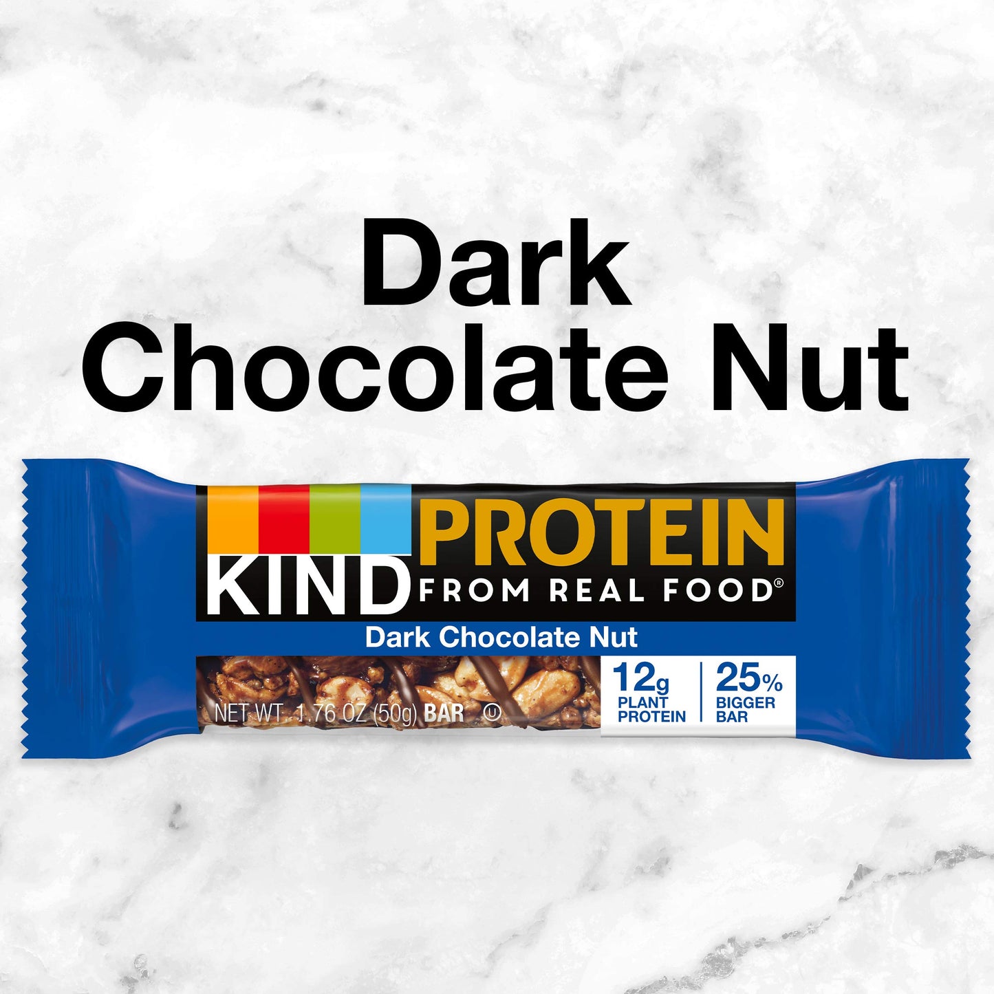 KIND Protein Bars Double Dark Chocolate Nut Gluten Free 12g Protein 1.76oz 12 Count