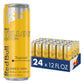 Red Bull Yellow Edition Energy Drink, Tropical, 12 Fl Oz, Pack of 24 Cans, 114mg Caffeine, Model RB203753
