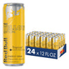 Red Bull Yellow Edition Energy Drink, Tropical, 12 Fl Oz, Pack of 24 Cans, 114mg Caffeine, Model RB203753
