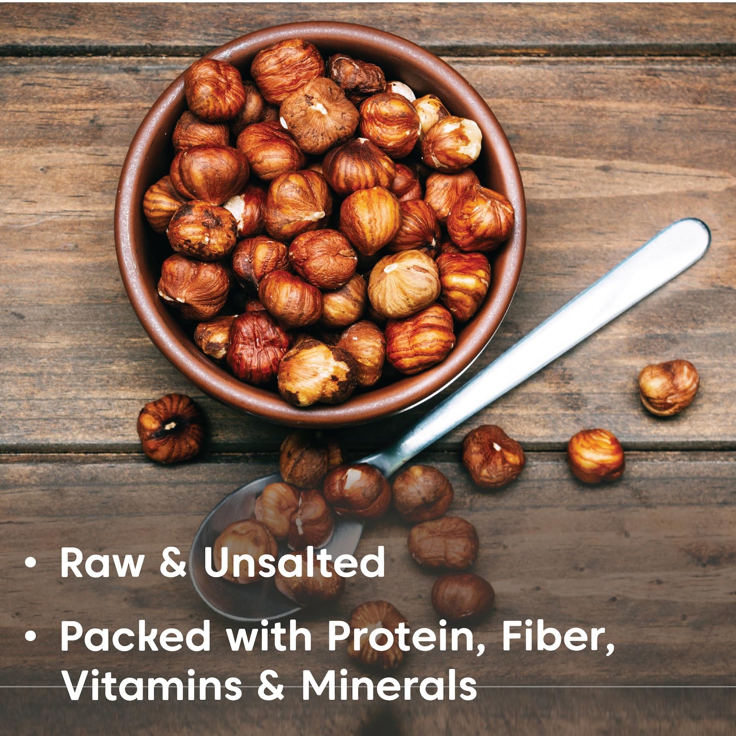 Wilderness Poets, Organic, Pacific Northwest-Grown Hazelnuts - Raw, Whole Nuts With Skins, No Shells. Bulk Size (80 Ounce - 5 Po