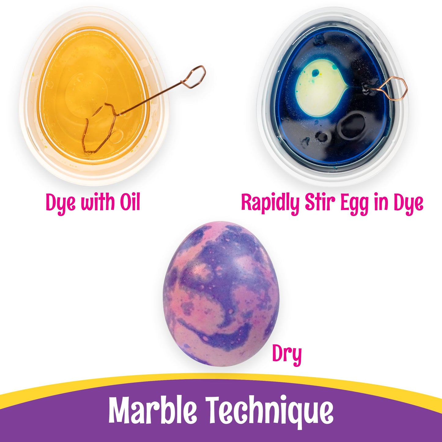 PAAS Easter Egg Decorating Bundle - Deluxe & Marble Kits, Food Safe Dye, Includes Whiskers, 3 Piece Set