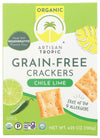 Artisan Tropic Reelie Organic Jalapeno Lime Crackers, 4.25 OZ