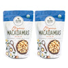Island Harvest Organic Macadamia Nuts, Sea Salt, Keto Friendly, Gluten-Free, 8 Ounce (2-Pack)