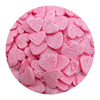 NCS Pink Pearl Heart Edible Sprinkles, 8 ounces - Great for Cupcakes, Cookies, Cakes, Donuts, Cakes Pops
