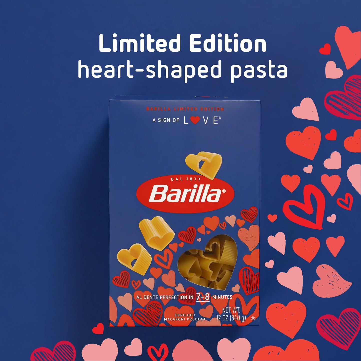 Barilla Limited Edition A Sign Of Love Pasta, 12 Oz. Box